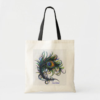 Peacock Feather Tote