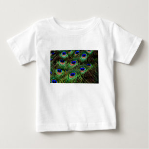 Peacock Feathers Baby T-Shirt