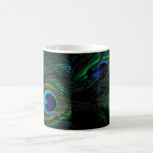 Peacock Feathers Coffee Mug