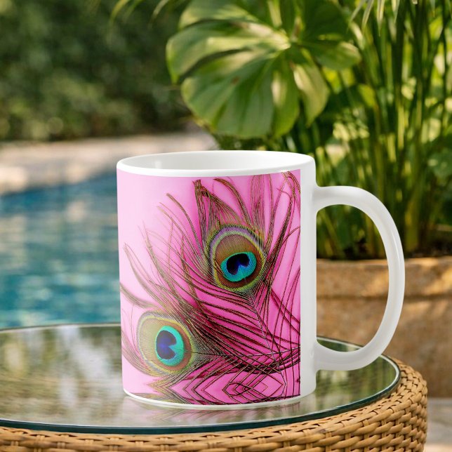 Peacock Feathers Coffee Mug (Creator Uploaded)