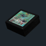 Peacock Feathers Damask Wedding Anniversary Gift Box<br><div class="desc">Wedding Black Lacquer Keepsake Custom Designer Personalised Jewellery Box or Memory Box Elegant Unique Wedding Anniversary  Christmas Gifts or Valentines Day Gifts</div>