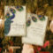 Peacock & Feathers Formal Wedding Tea Stained