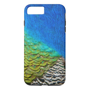 Peacock Feathers IV Colourful Abstract Nature iPhone 8 Plus/7 Plus Case