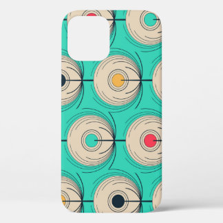 Peacock Feathers: Ivory Blue Fantasy. iPhone 12 Case