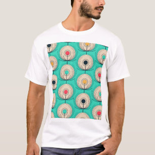 Peacock Feathers: Ivory Blue Fantasy. T-Shirt