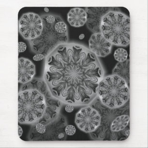 Peacock Feathers Kaleidoscopes Mousepad