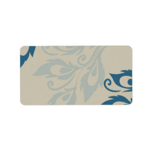 Peacock Feathers Label