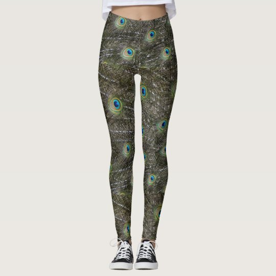 Peacock Feathers Leggings