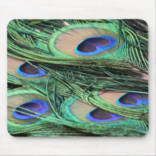 Peacock Feathers Mouse Mat