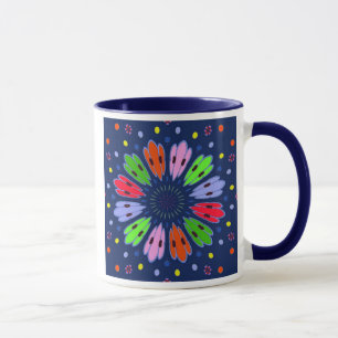 Peacock Feathers Mug