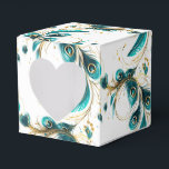 Peacock Feathers Party Treat Box<br><div class="desc">Party favour box is shown in a pretty peacock feathers print.
Customise this item and add to it or buy as shown.
Tip: Add a sticker to it with names and add some pretty ribbon.






Licensed Image



















Tip: Just add your great treats and add some festive ribbon.</div>