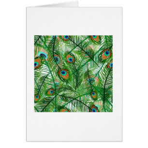 Peacock feathers pattern