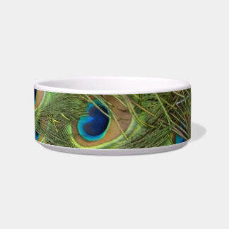 Peacock Feathers Pattern Bowl