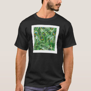 Peacock feathers pattern T-Shirt