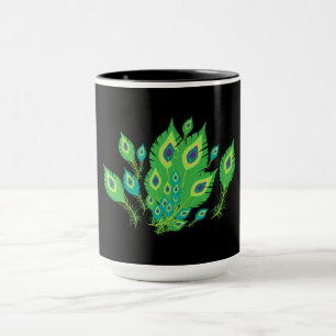 Peacock Feathers   Peacock Birds   Nature Mug