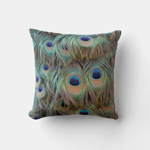 Peacock Feathers Pillow