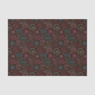 peacock flower india wallpaper vintage tissue paper