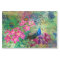 Peacock Flowers and Music Decoupage Tissue Paper