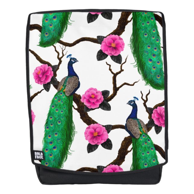 Peacock garden backpack (Front)
