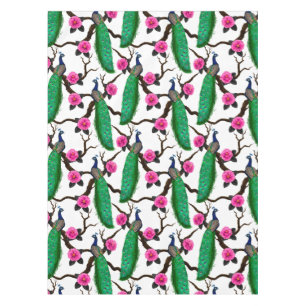 Peacock garden tablecloth