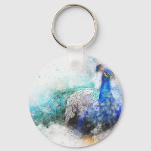 Peacock Gifts Key Ring