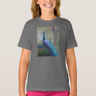 Peacock Girl's T T-Shirt