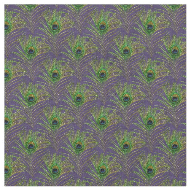 Peacock Glory Fabric (Close Up)