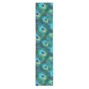 Peacock Glory Short Table Runner