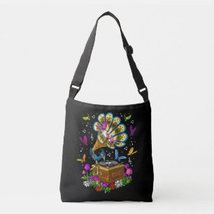 Peacock Gramophone Crossbody Bag