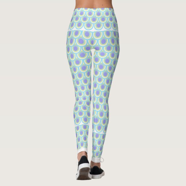 Peacock graphic art leggings (Back)