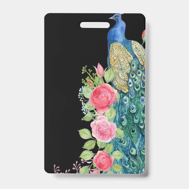 Peacock ID Badge (Front)