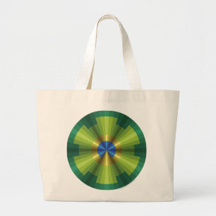 Peacock Illusion Tote Bag
