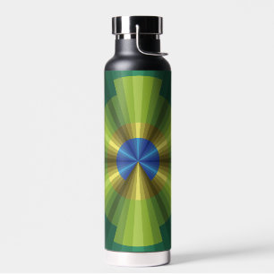 Peacock Illusion Water Bottle