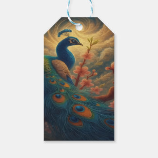 Peacock in Blossom Gift Tags