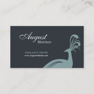PEACOCK in MOSS Business Card