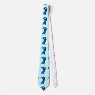 Peacock:  Indian Blue Tie