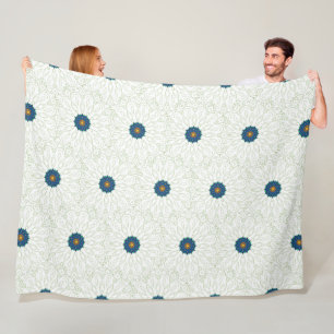 peacock inspiration fleece blanket