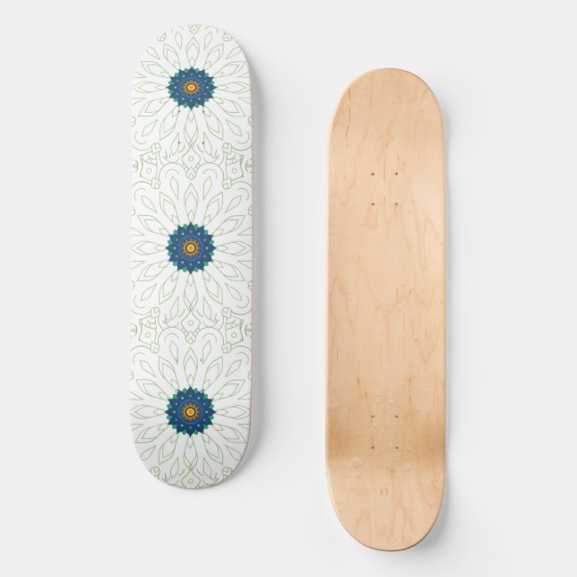 peacock inspiration skateboard (Front)