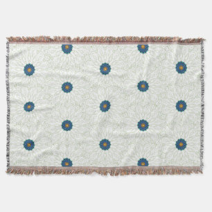 peacock inspiration throw blanket