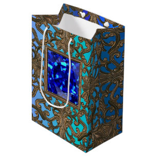 Peacock Jewel Medium Gift Bag