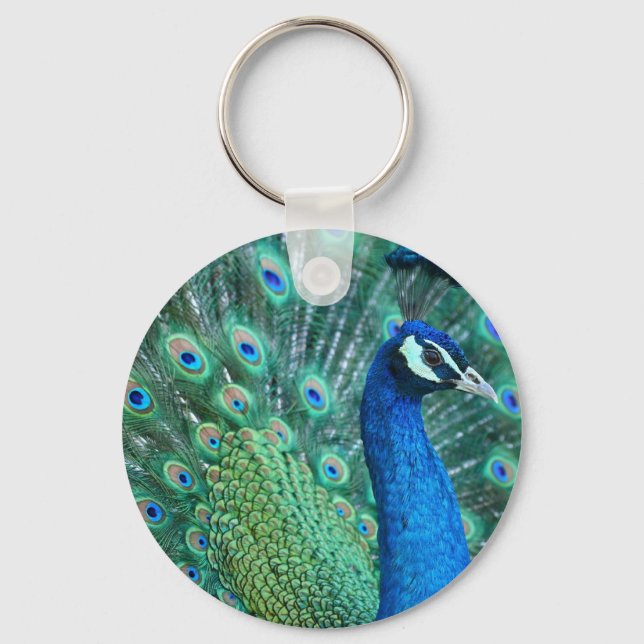 Peacock Key Ring (Front)