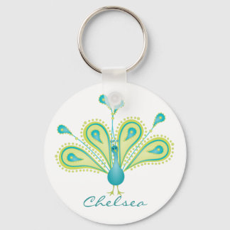 Peacock Key Ring