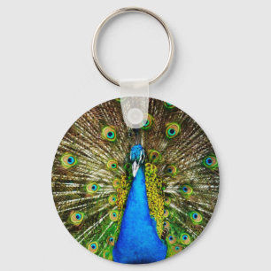 Peacock Keychain