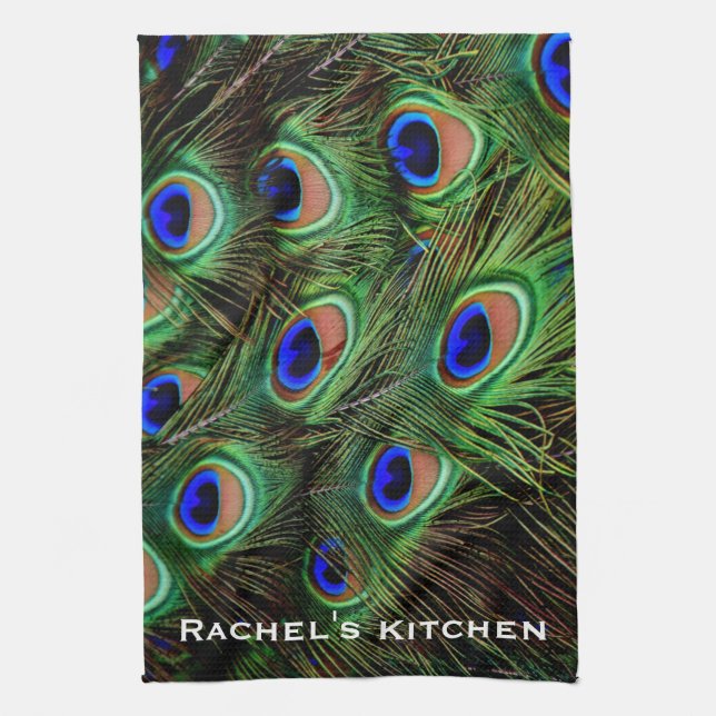 Peacock Kitchen Towels Simple Kitchen Towel (Vertical)