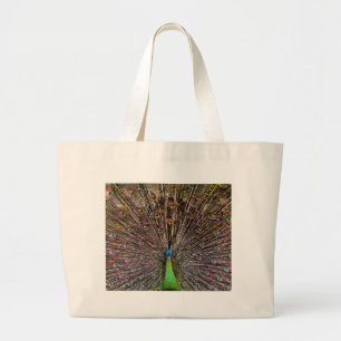 Peacock Large Tote Bag