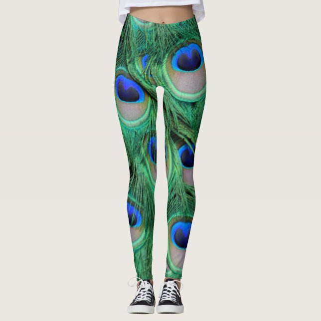Peacock Leggings (Front)