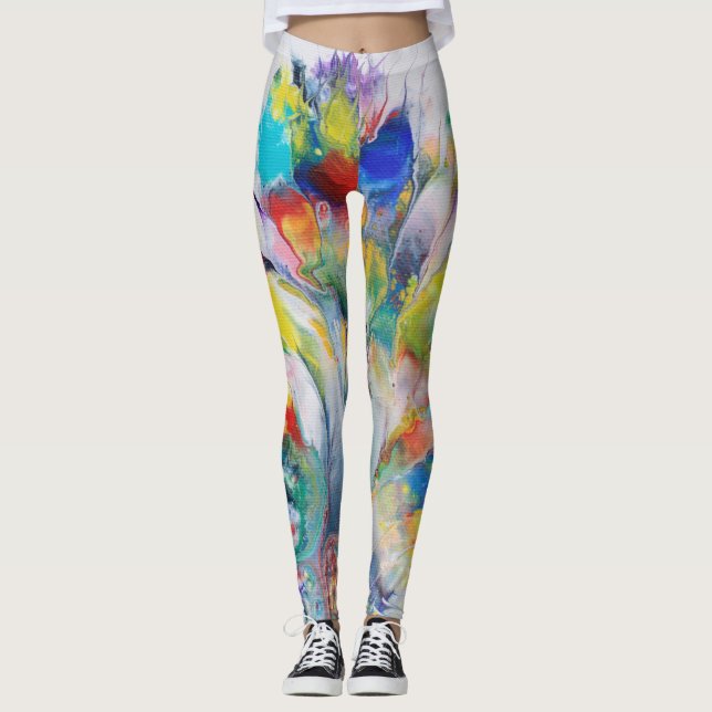 Peacock Leggings (Front)