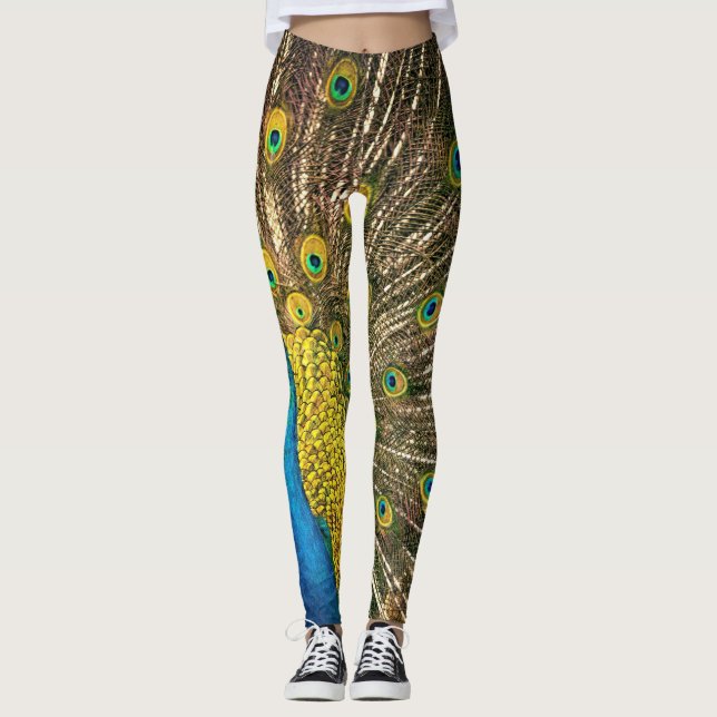 Peacock Leggings (Front)