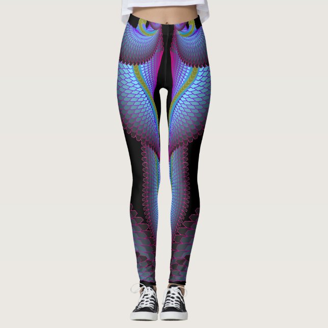 peacock leggings (Front)