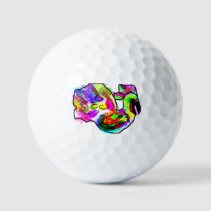 Peacock love it golf balls